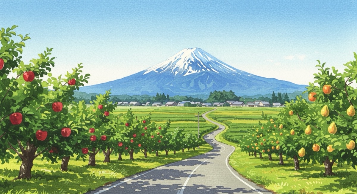 筑波山フルーツライン — 関東平野を望む爽快ルート